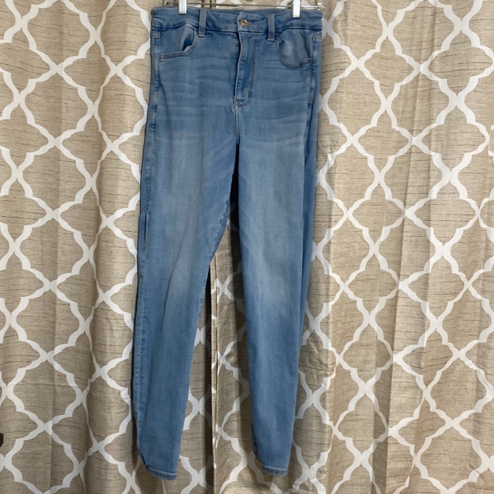 American eagle super high- rise curvy jegging